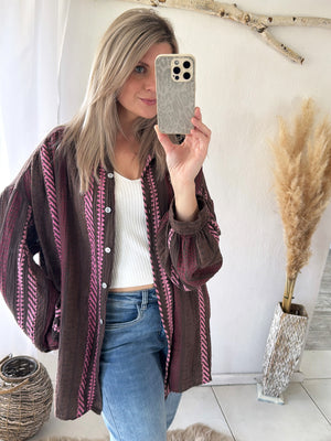 Musselin Bluse Oversize Boho Romance