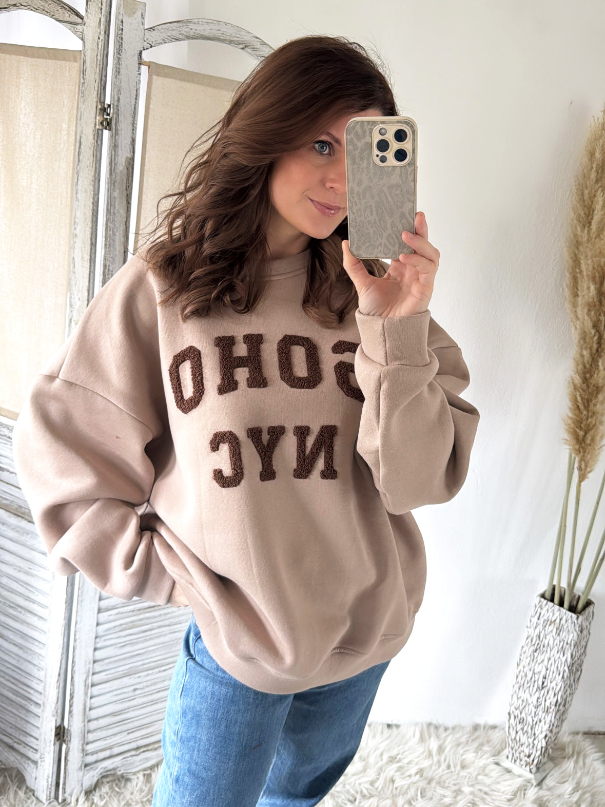 Sweatshirt Oversize "SOHO NYC"