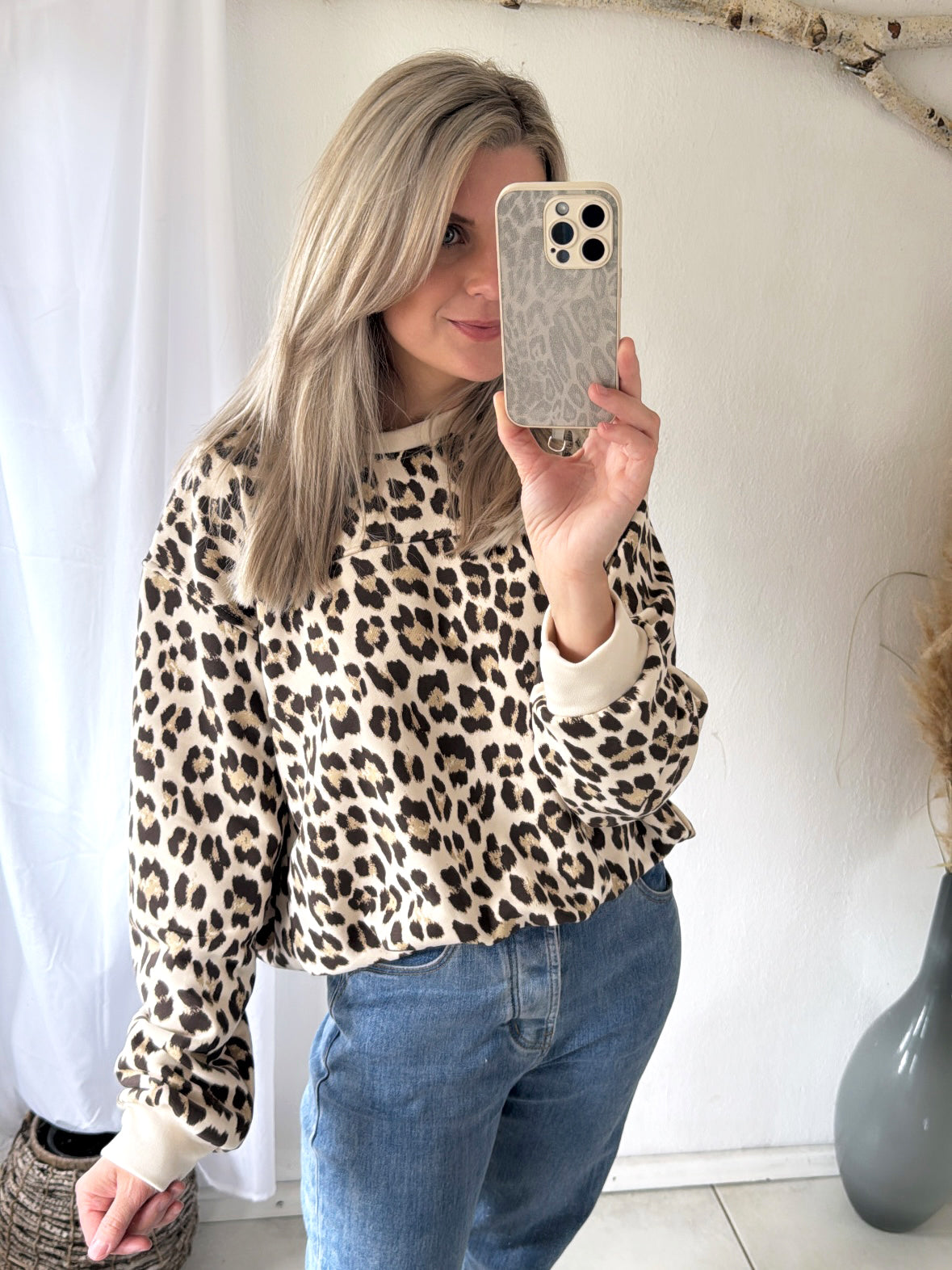 Sweatshirt Cropped Leo