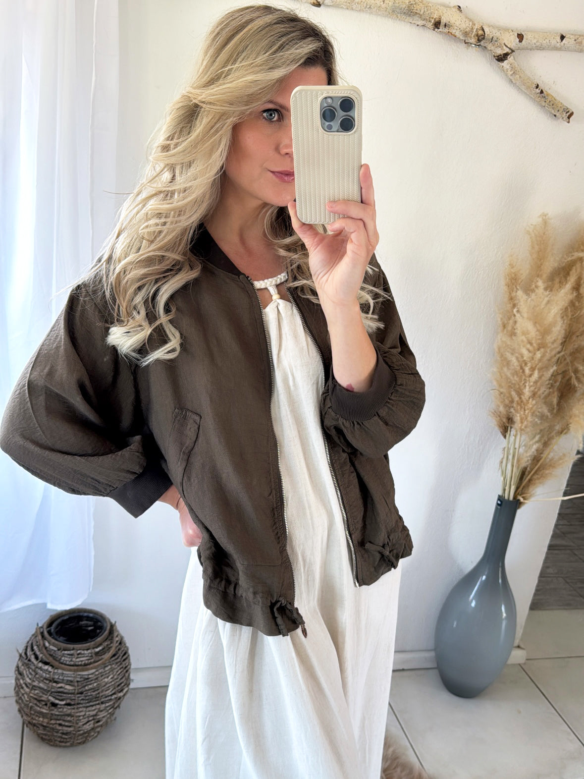 Oversize Blouson Jacke