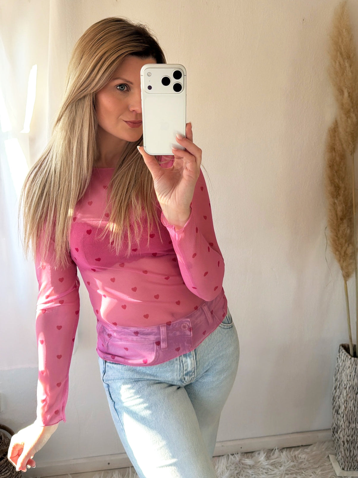 Mesh Shirt Herzchen