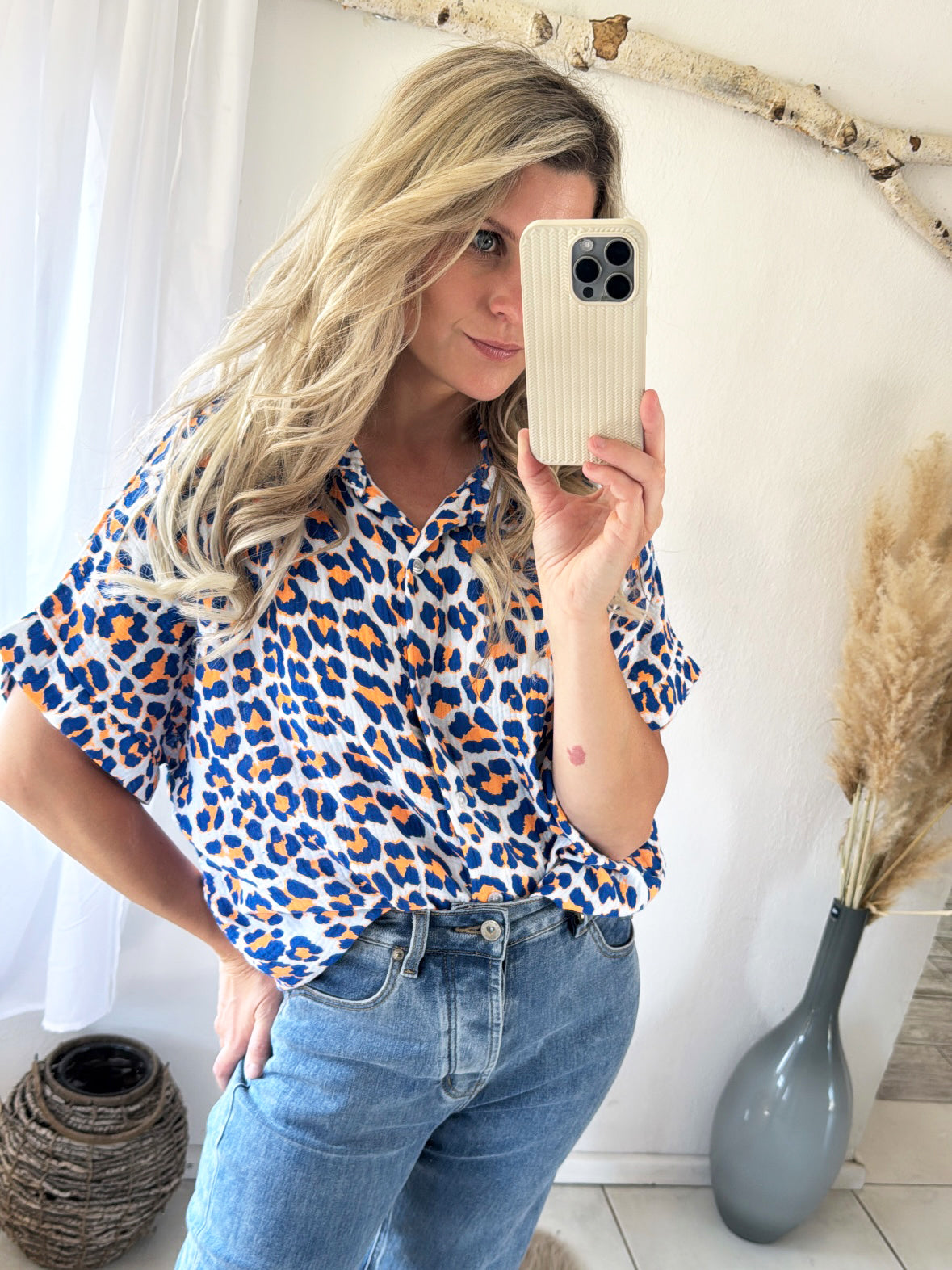 Musselin Bluse Leo