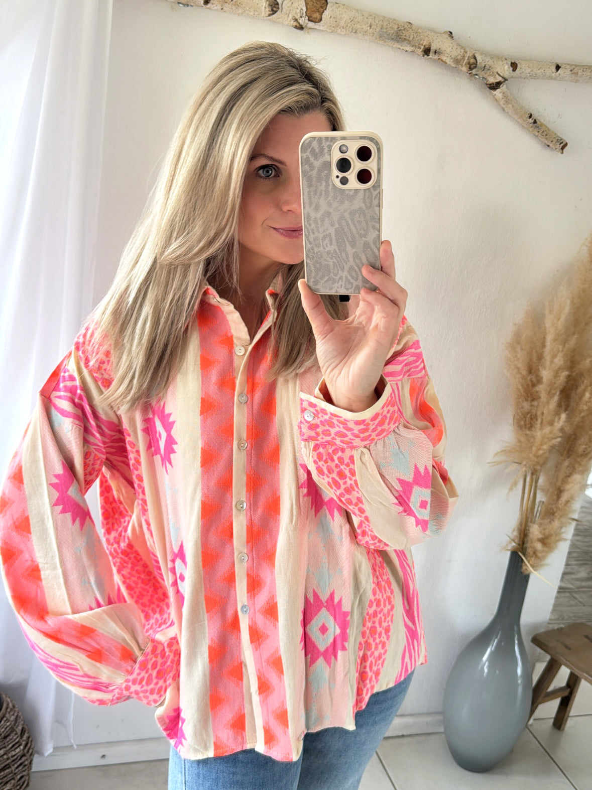Oversize Bluse Wild Spirit
