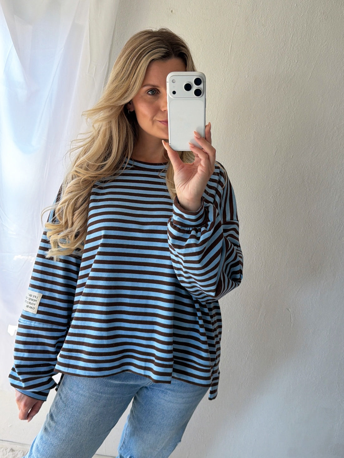 Sweatshirt Sweet Stripes Life