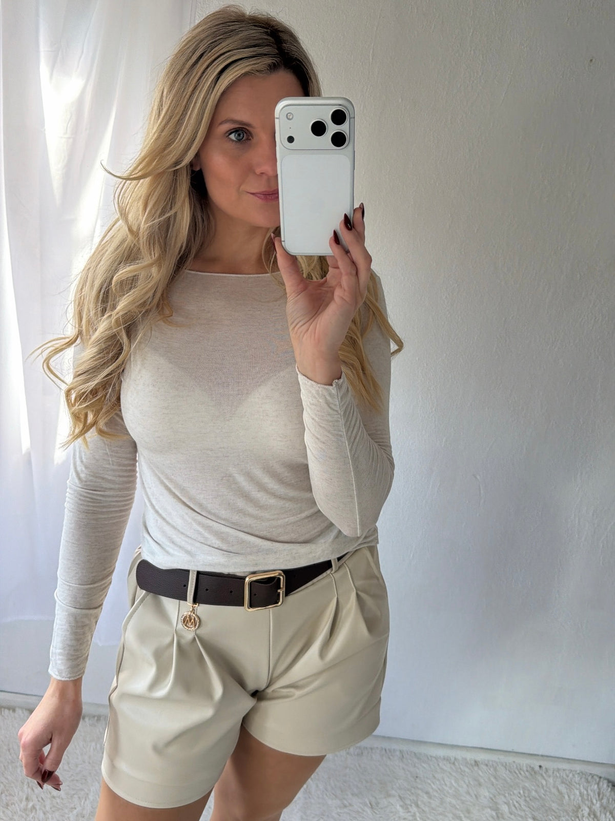 Shirt Kaschmir meliert
