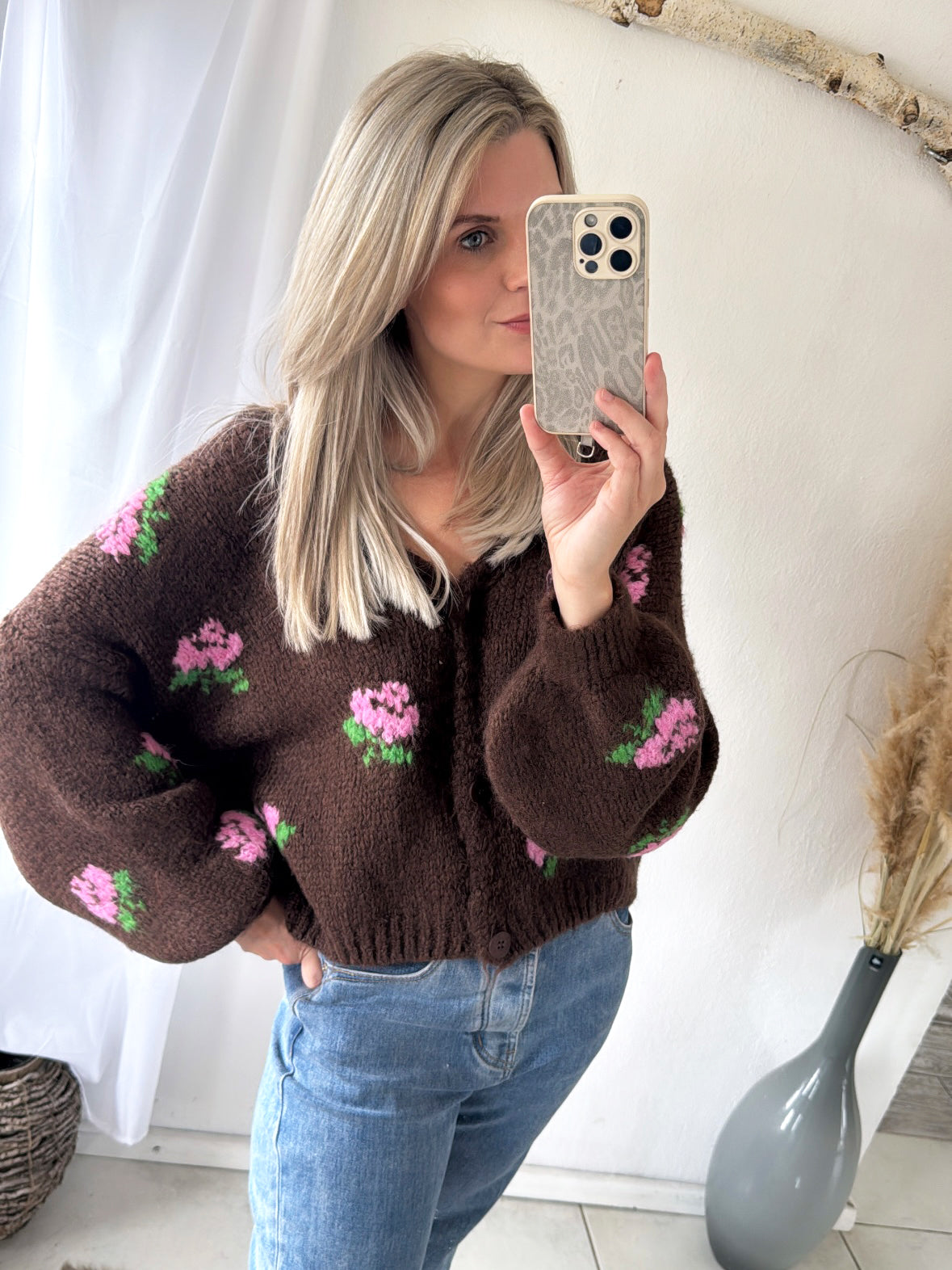 Cardigan Soft Rose