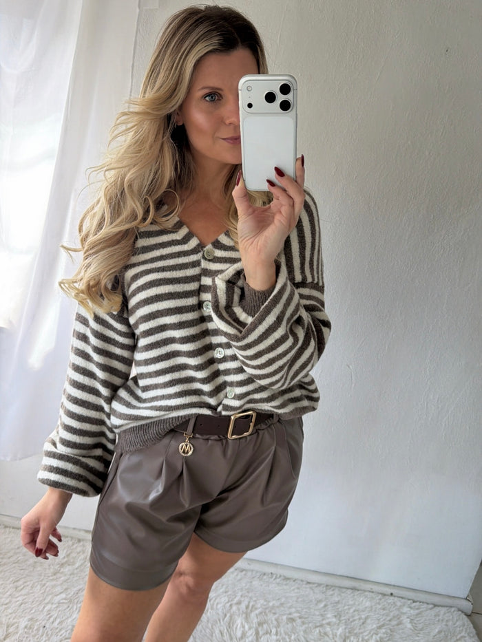 Shorts Lederoptik