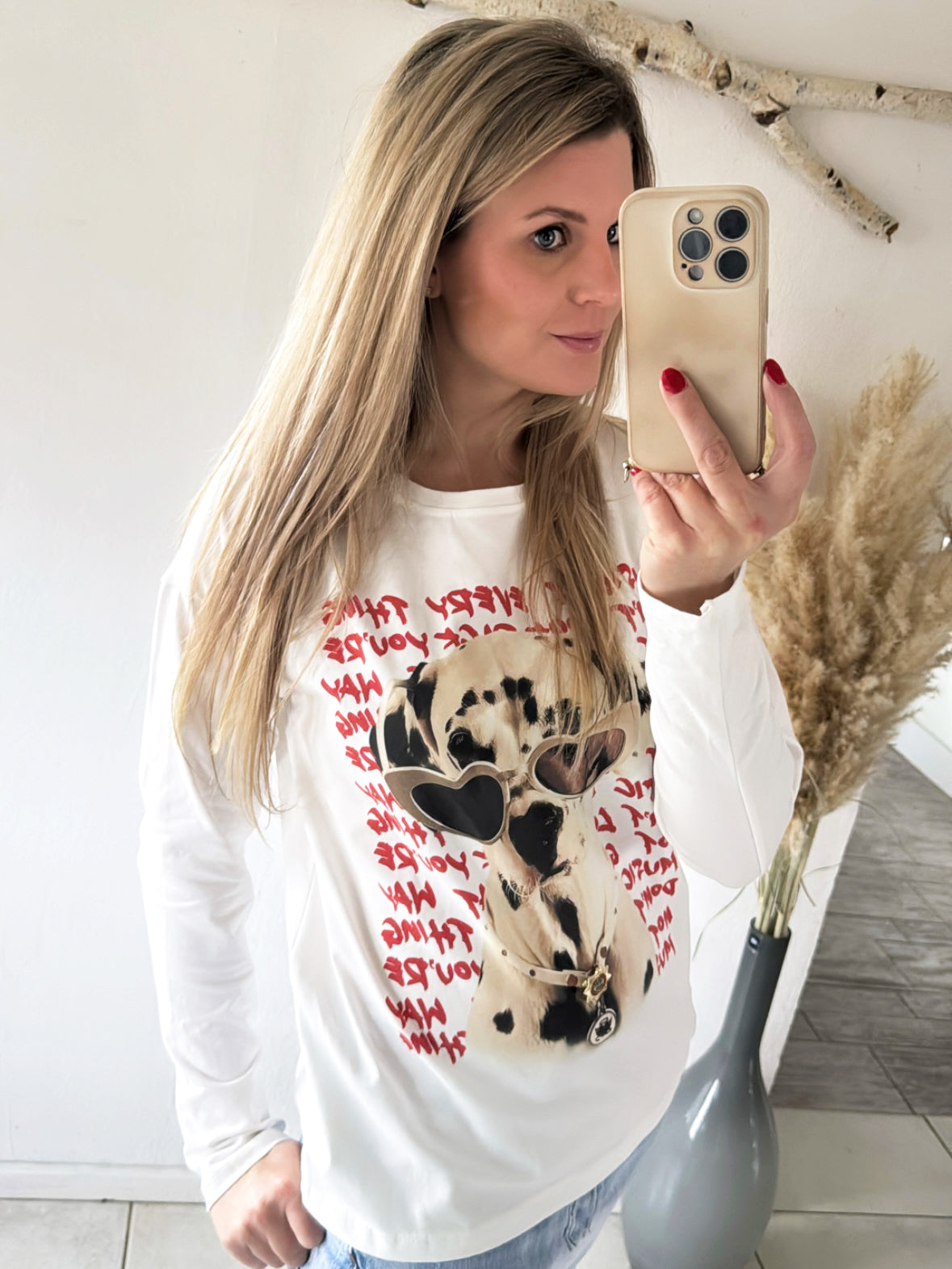 Shirt Dalmatiner Love Gr.36-40