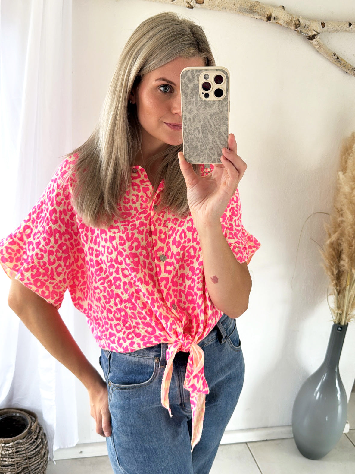 Musselin Bluse Summer Roar