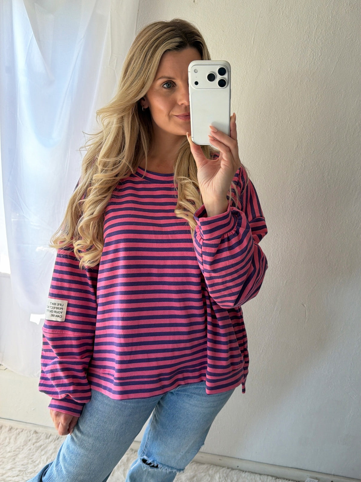 Sweatshirt Sweet Stripes Life