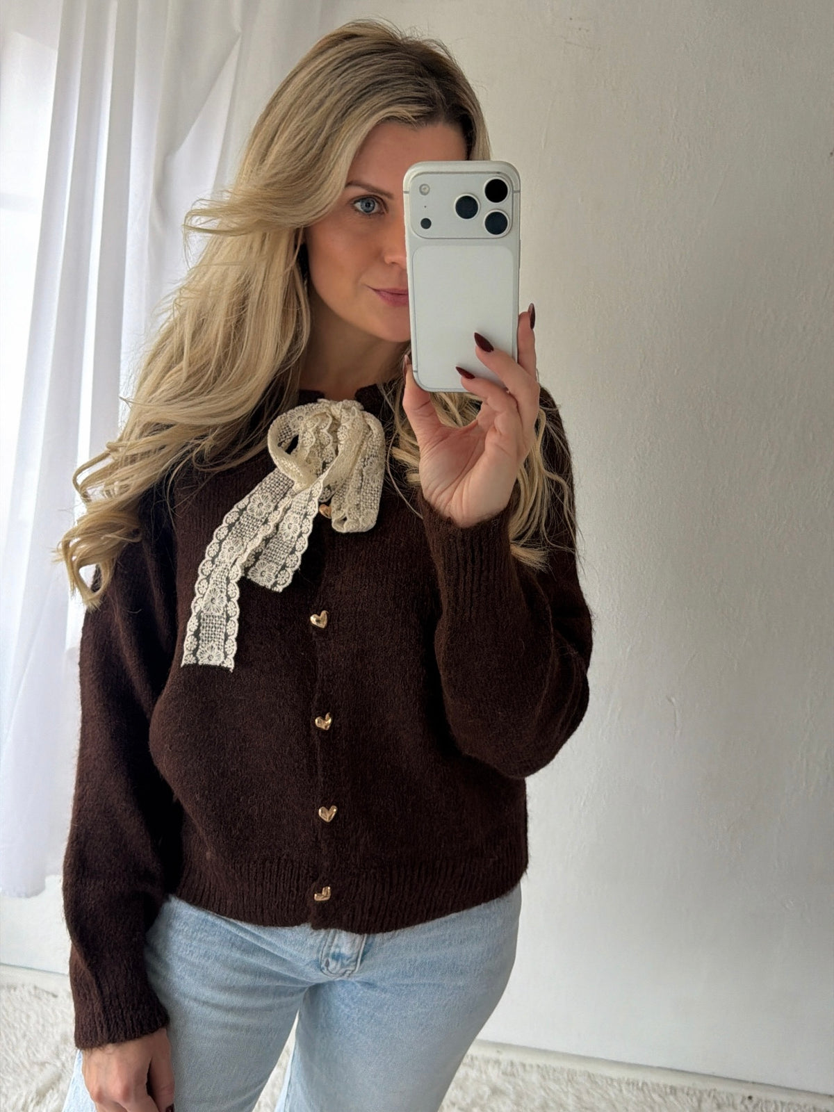 Cardigan Heart & Lace