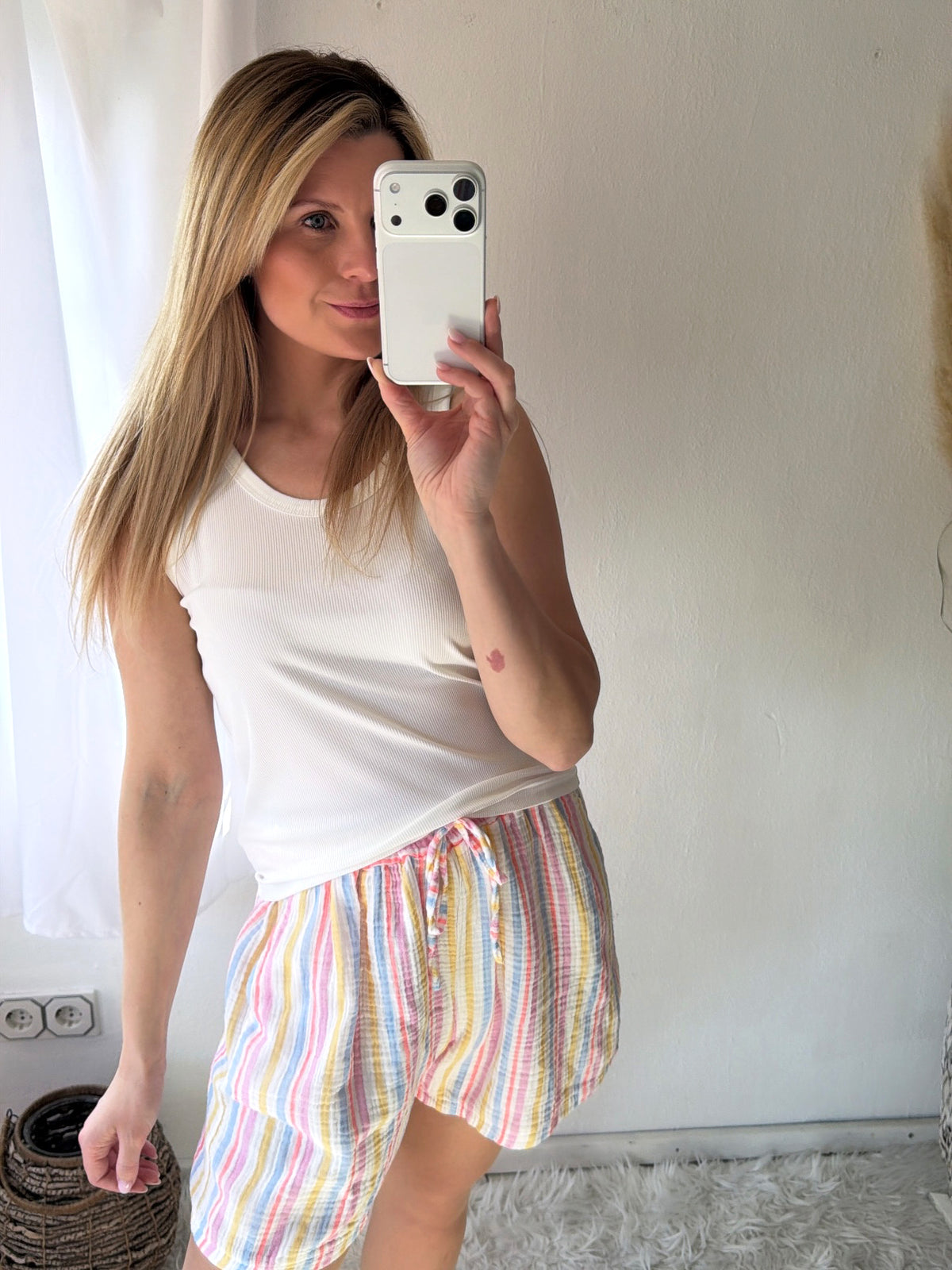 Top Ripped Cotton