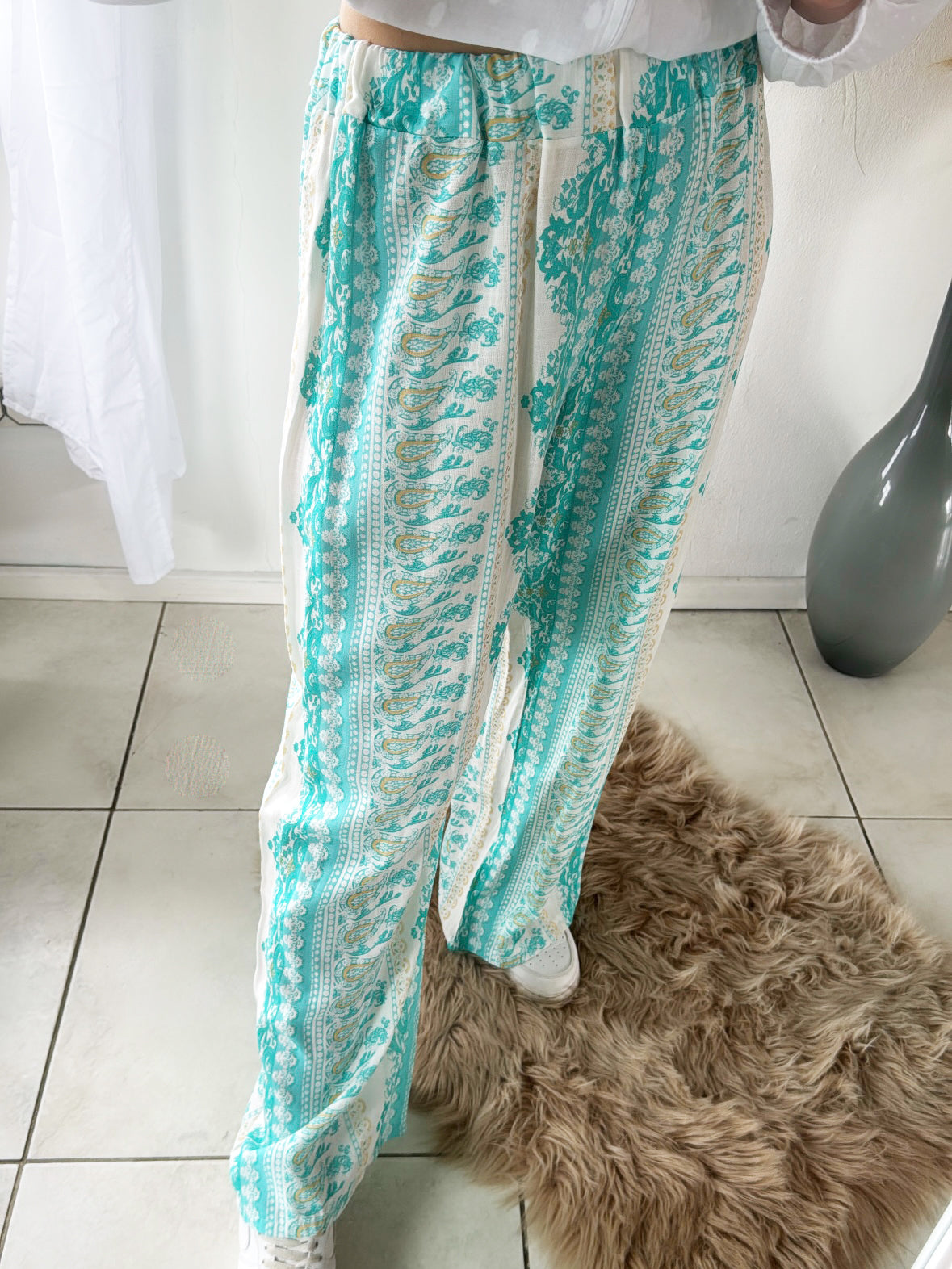 Hose Ethno-und Paisleymuster Gr.36-42