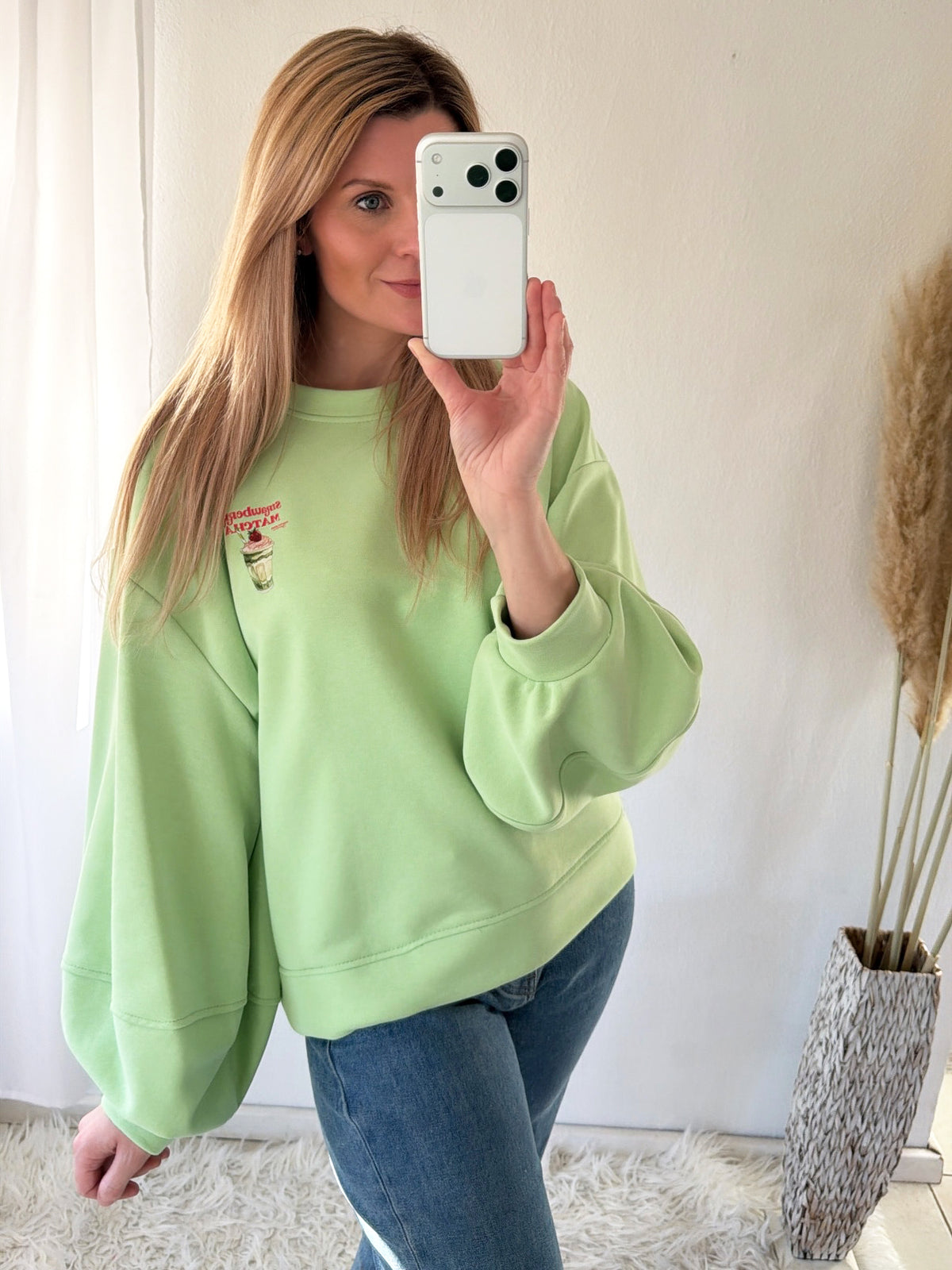 Sweatshirt Strawberry Matcha