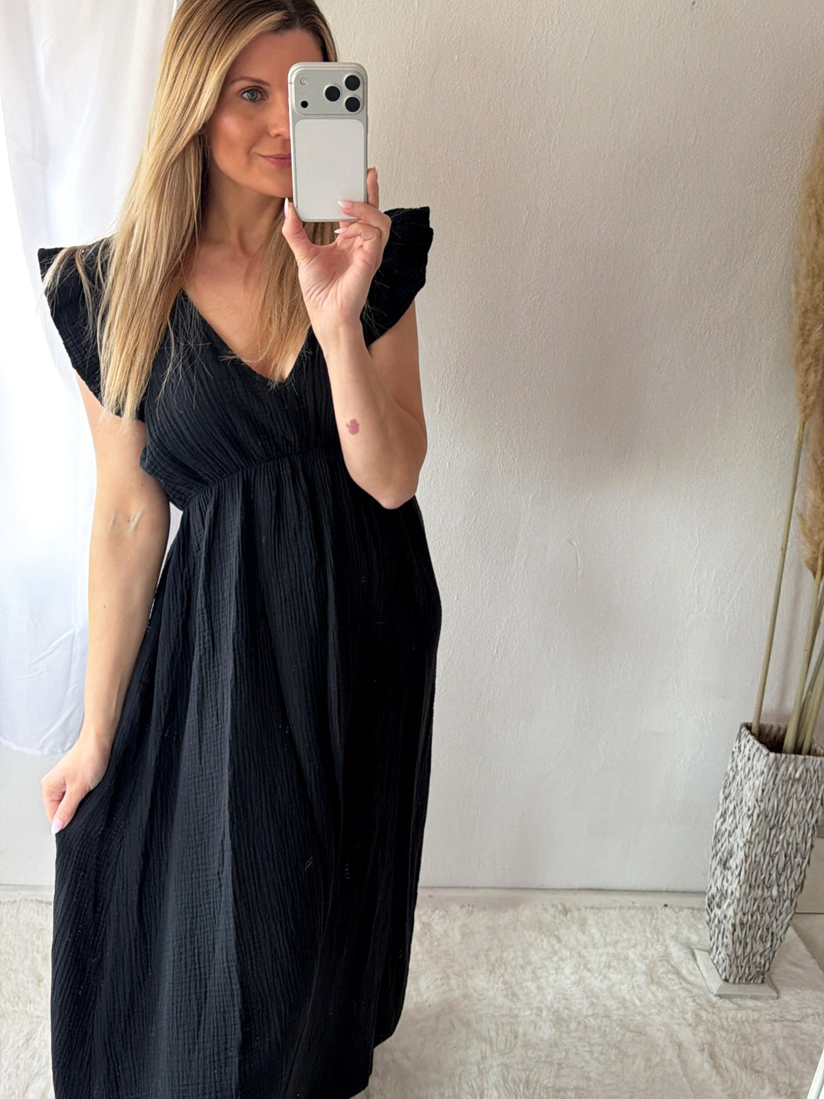 Musselin Kleid Basic