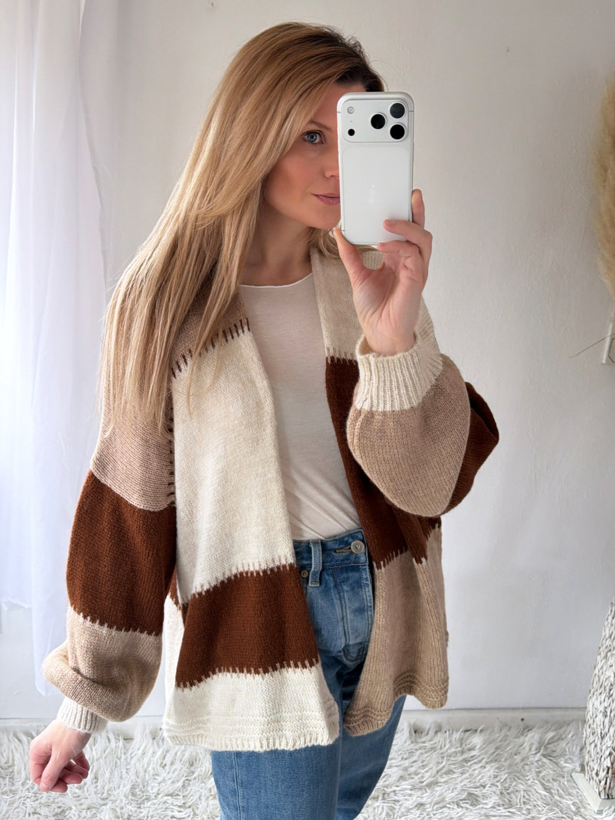 Cardigan Colourblock Light