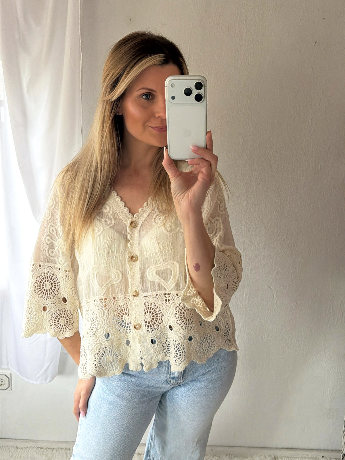 Blusen Cardigan Lovely Boho