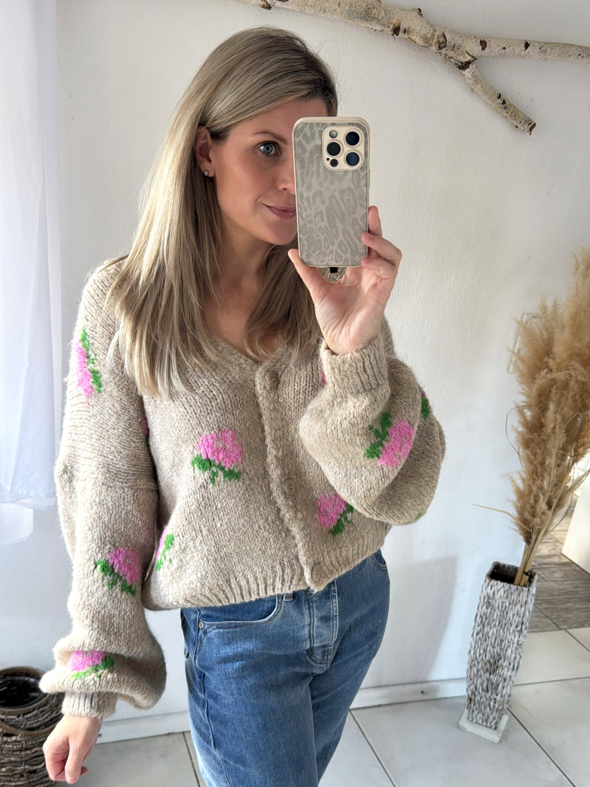 Cardigan Soft Rose