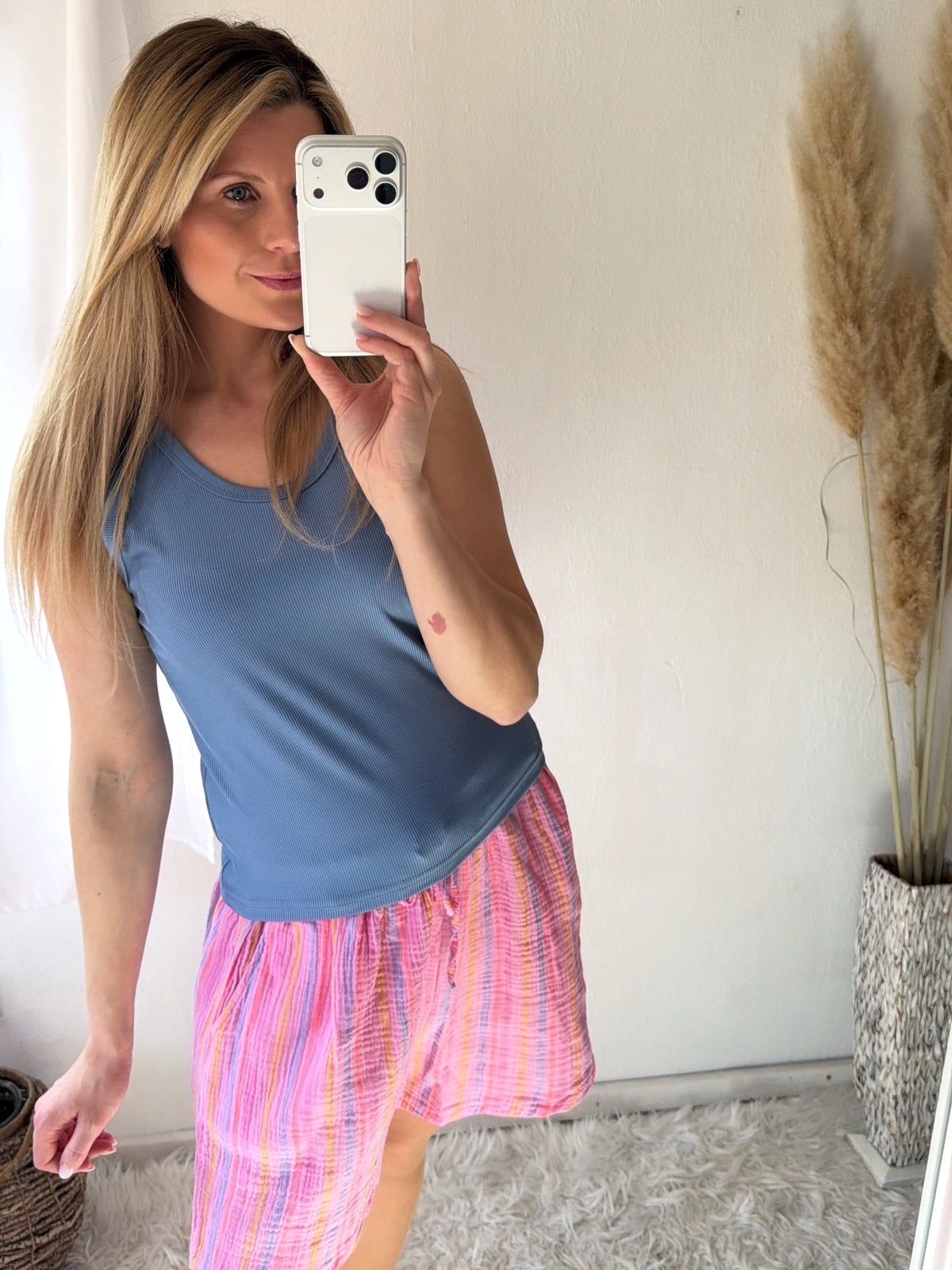 Top Ripped Cotton