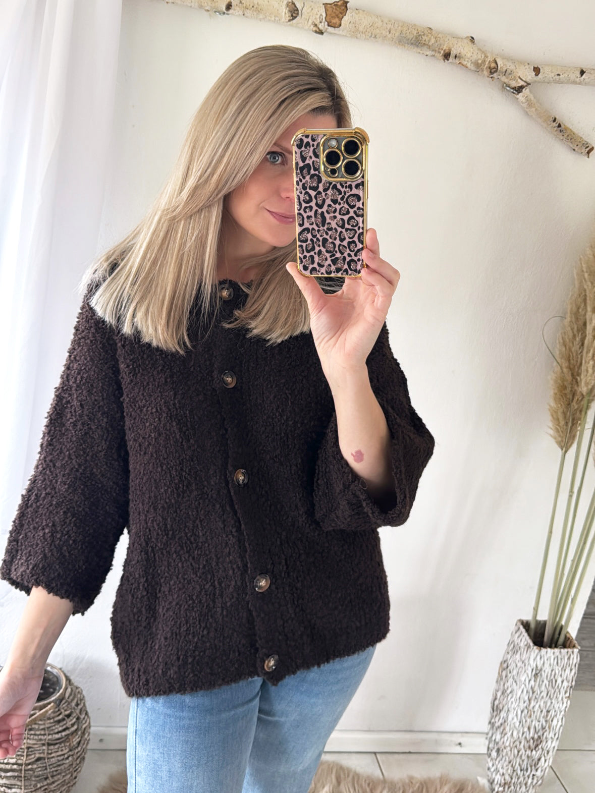 Bouclé Cardigan