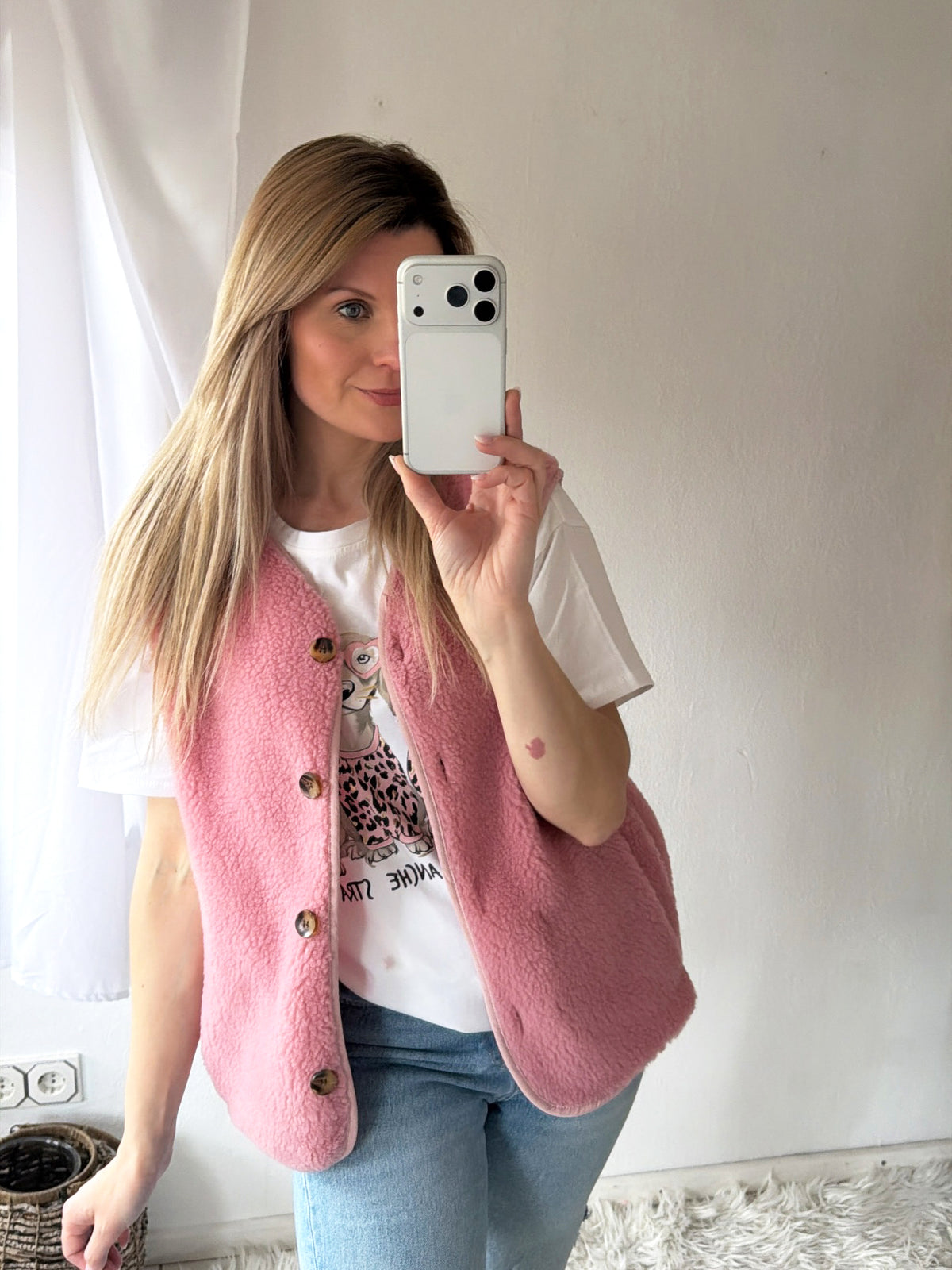 Teddyweste Basic Midi