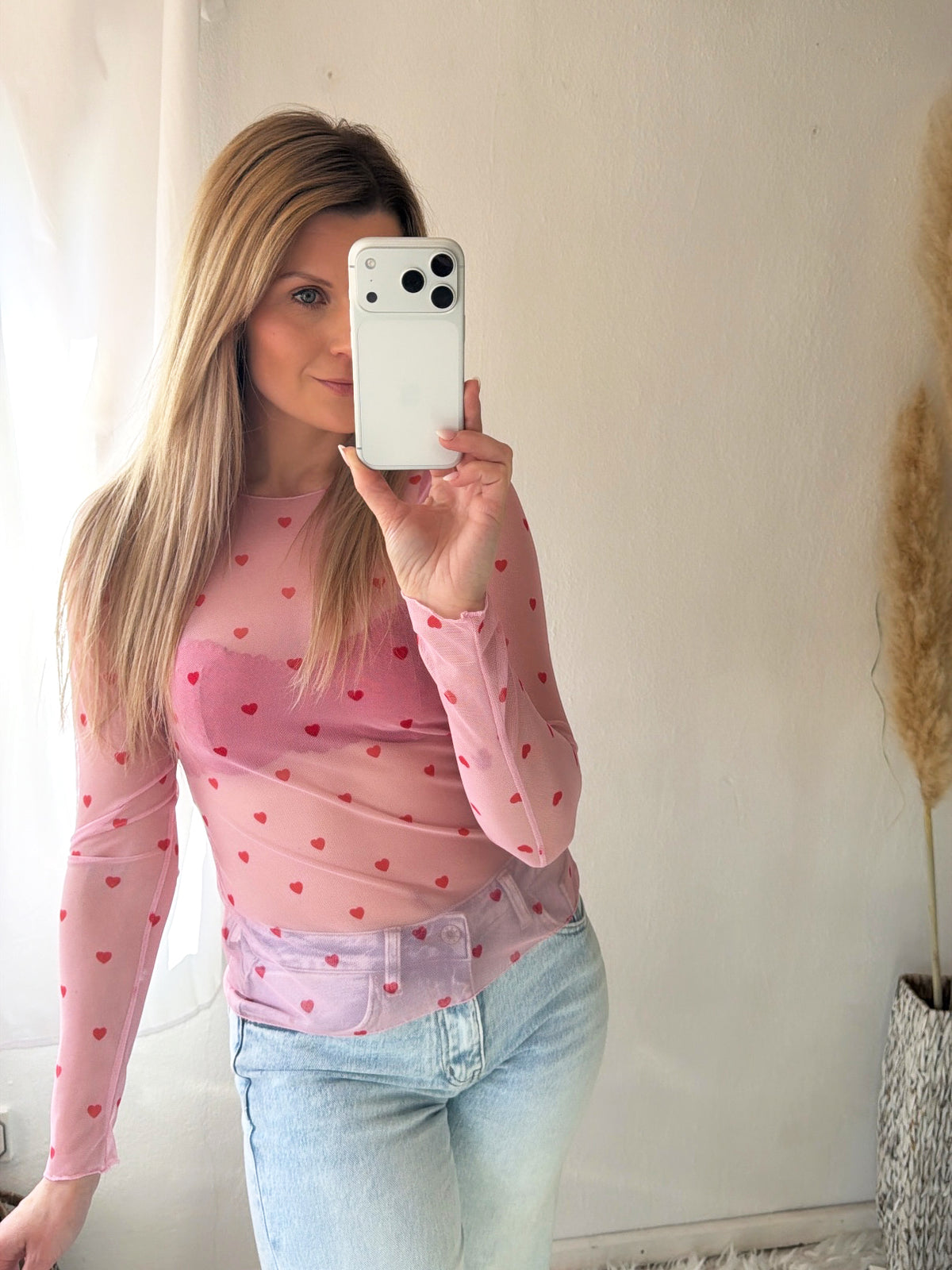 Mesh Shirt Herzchen