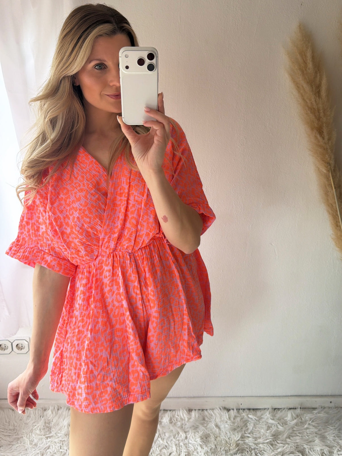 Musselin Jumpsuit Soft Leo