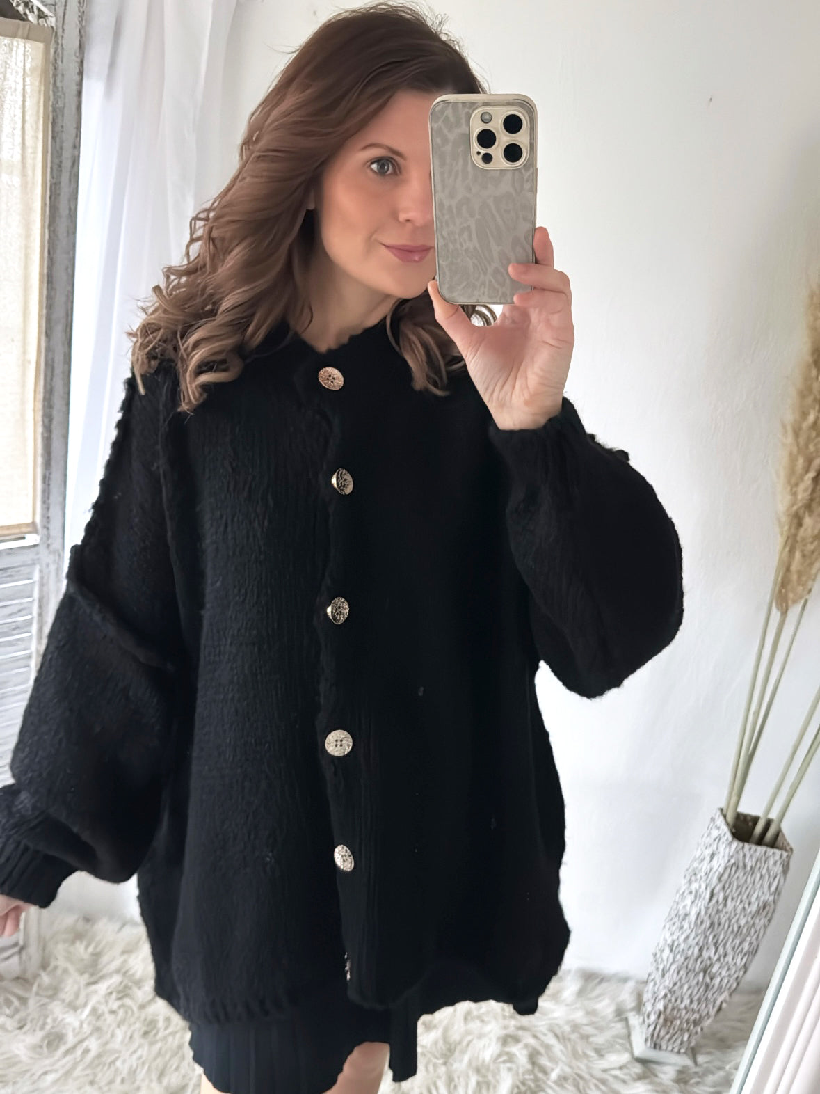 Cardigan Golden Knit Oversize