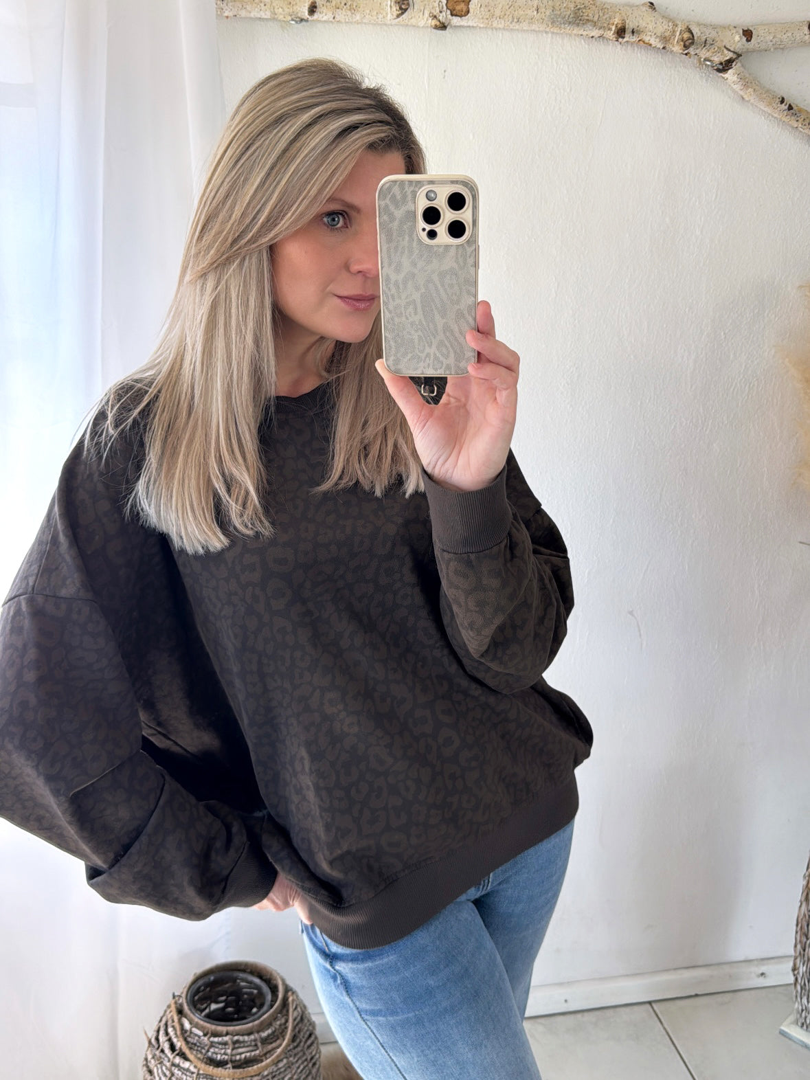 Sweatshirt Oversize Soft Leo