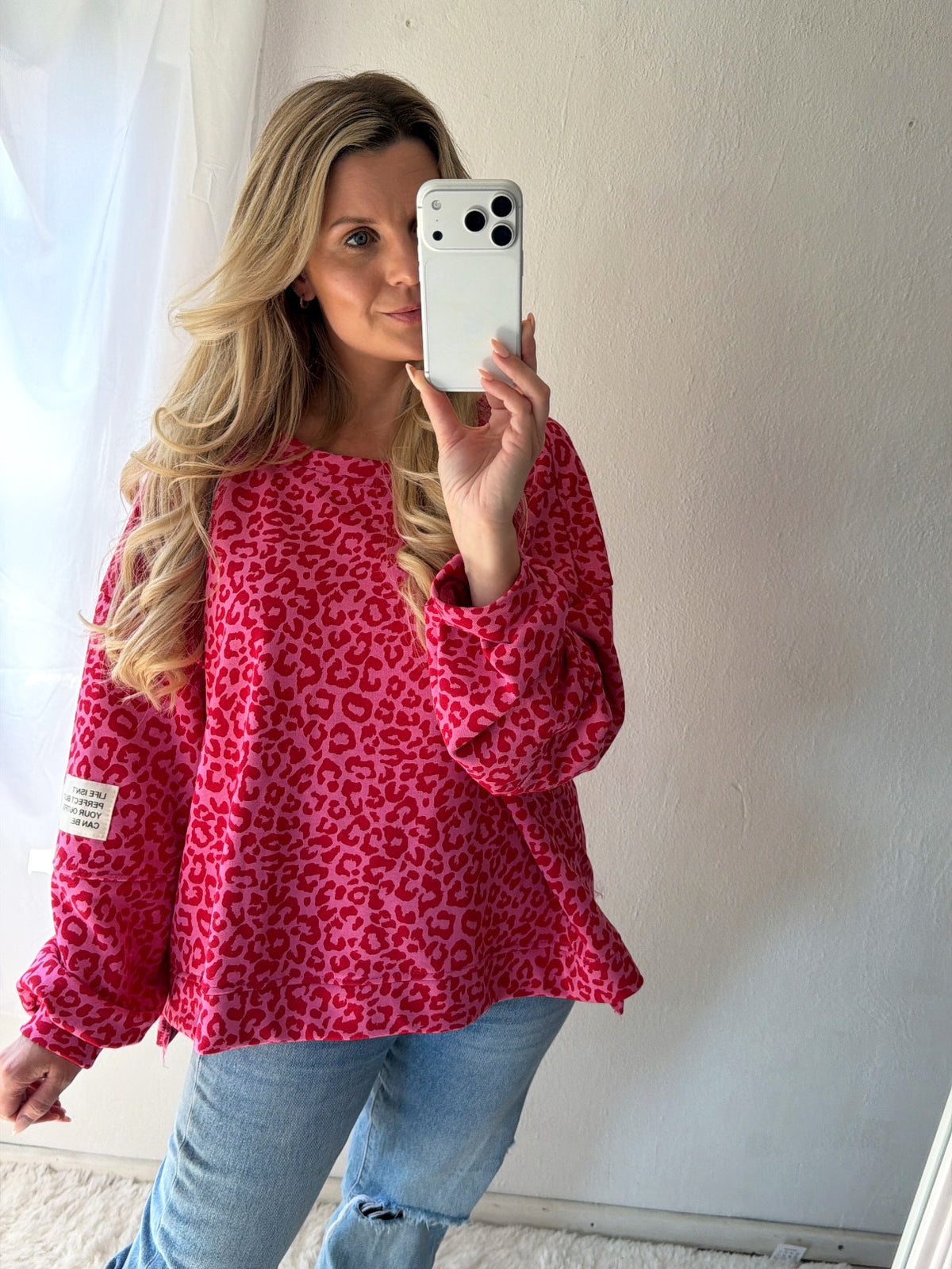 Sweatshirt Leo Statement Oversize