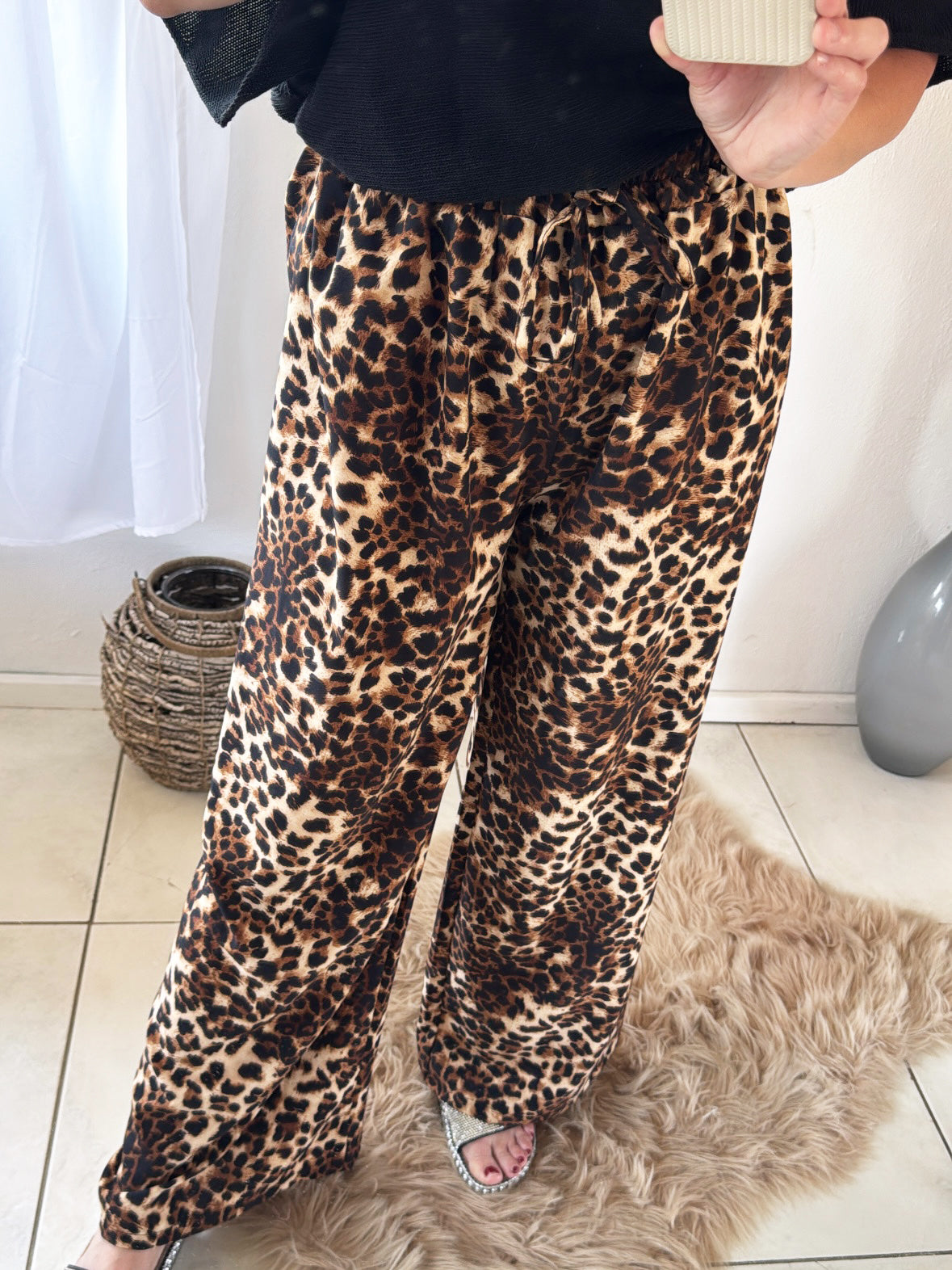 Hose Classic Brown Leopard