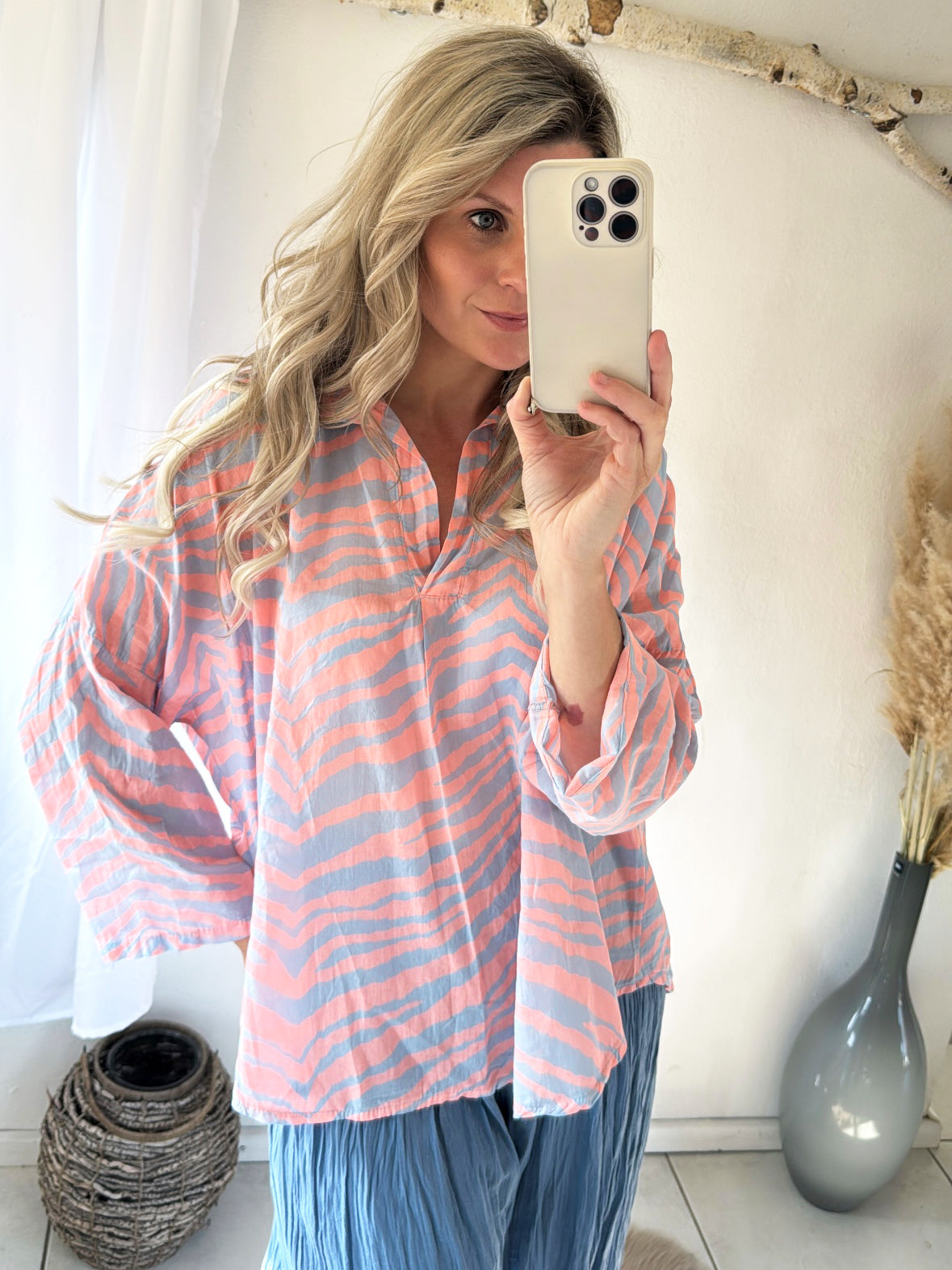 Bluse Happy Zebra Oversize