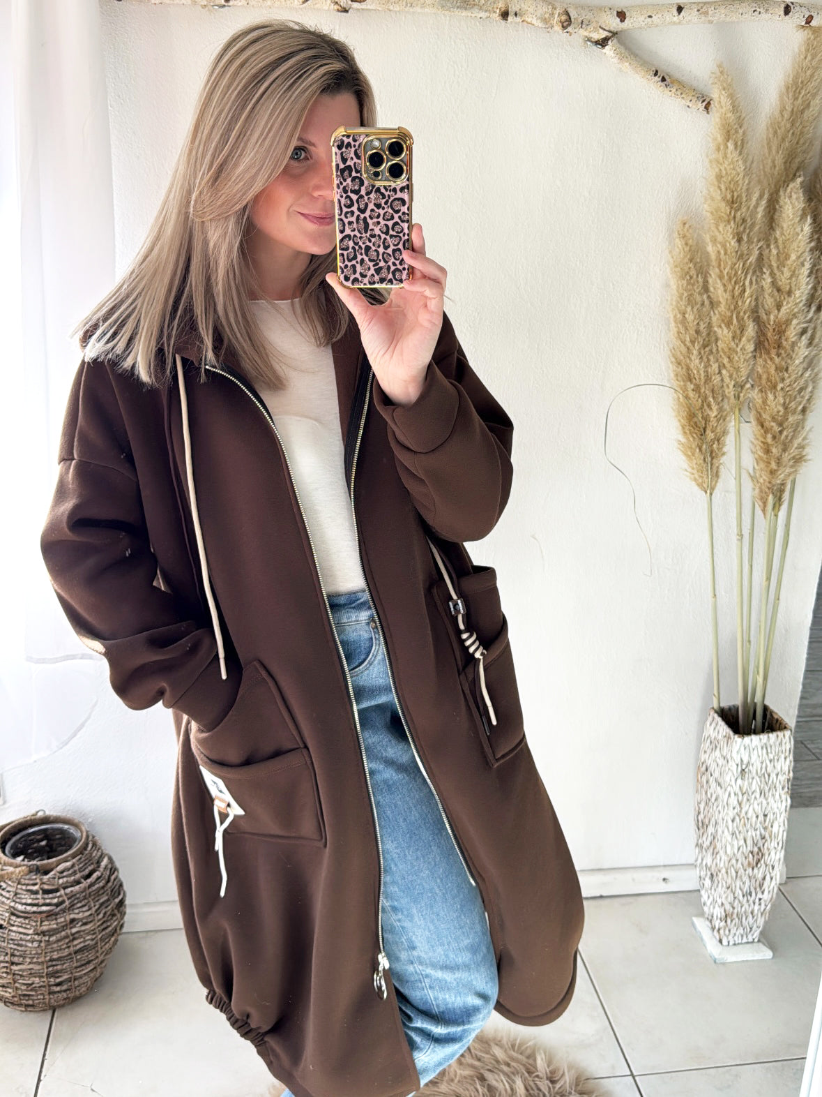 Long Sweatjacke Urban Cozy