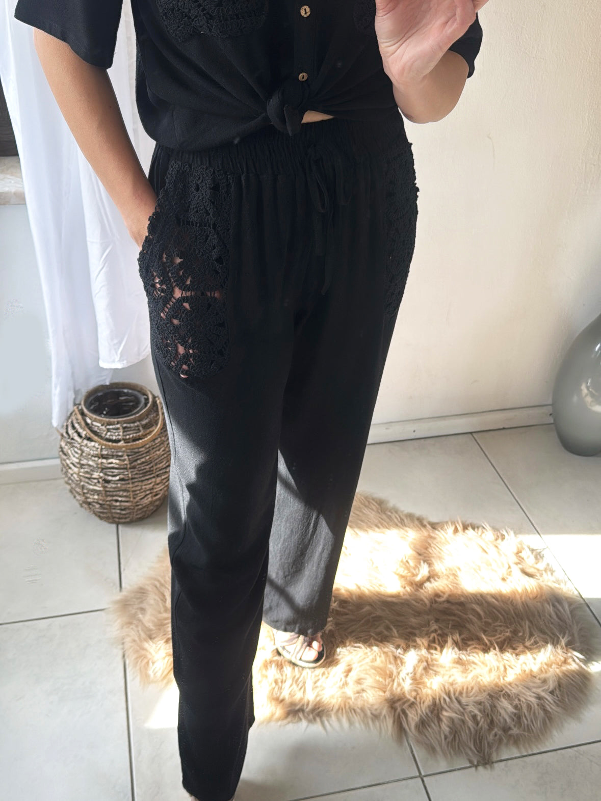 Hose Black Boho