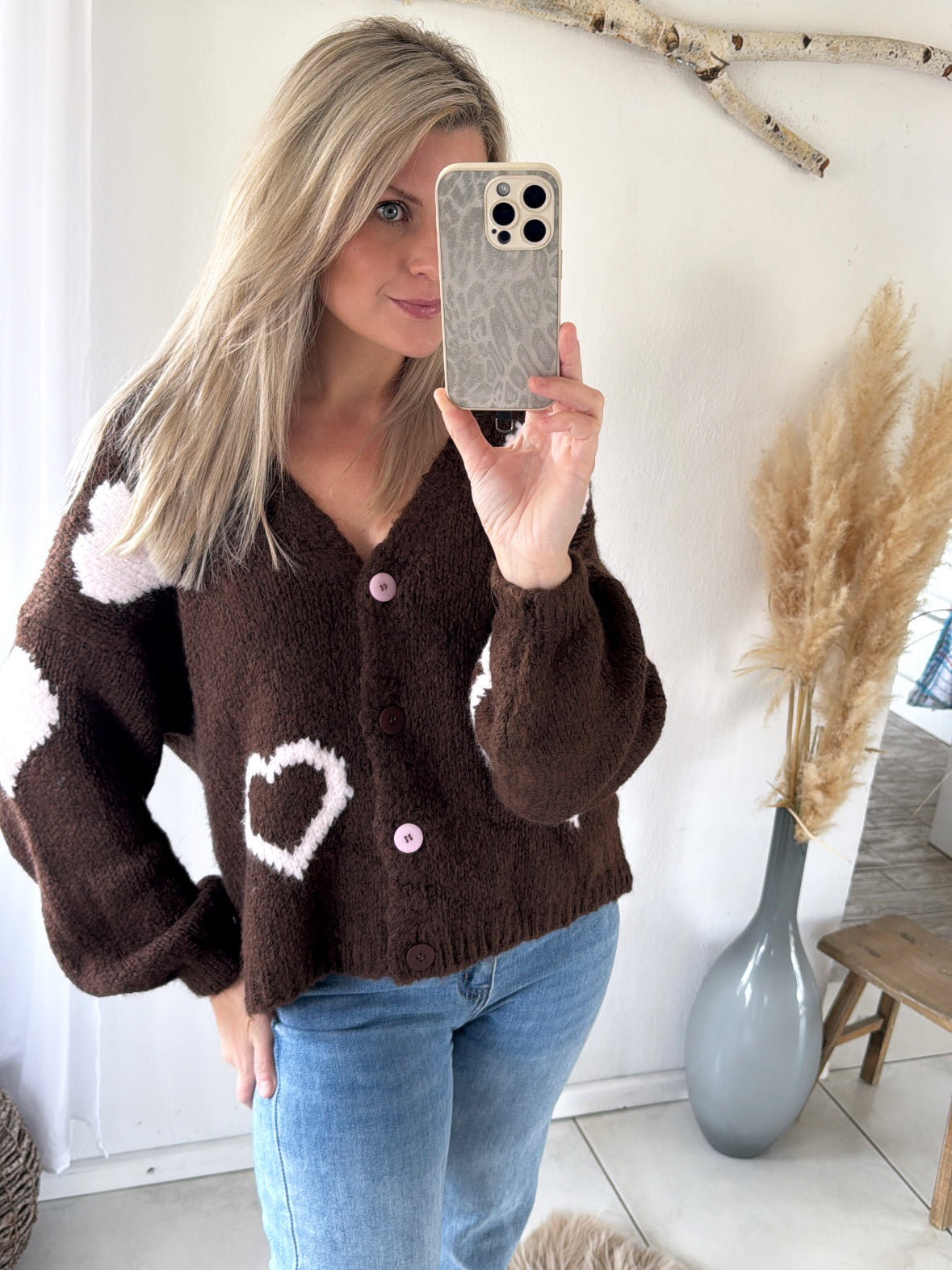 Cardigan Herzchen