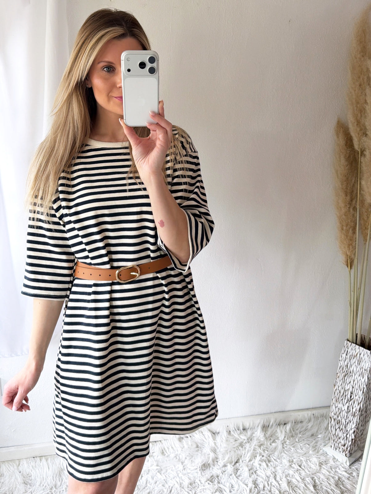 Shirtkleid Easy Stripes