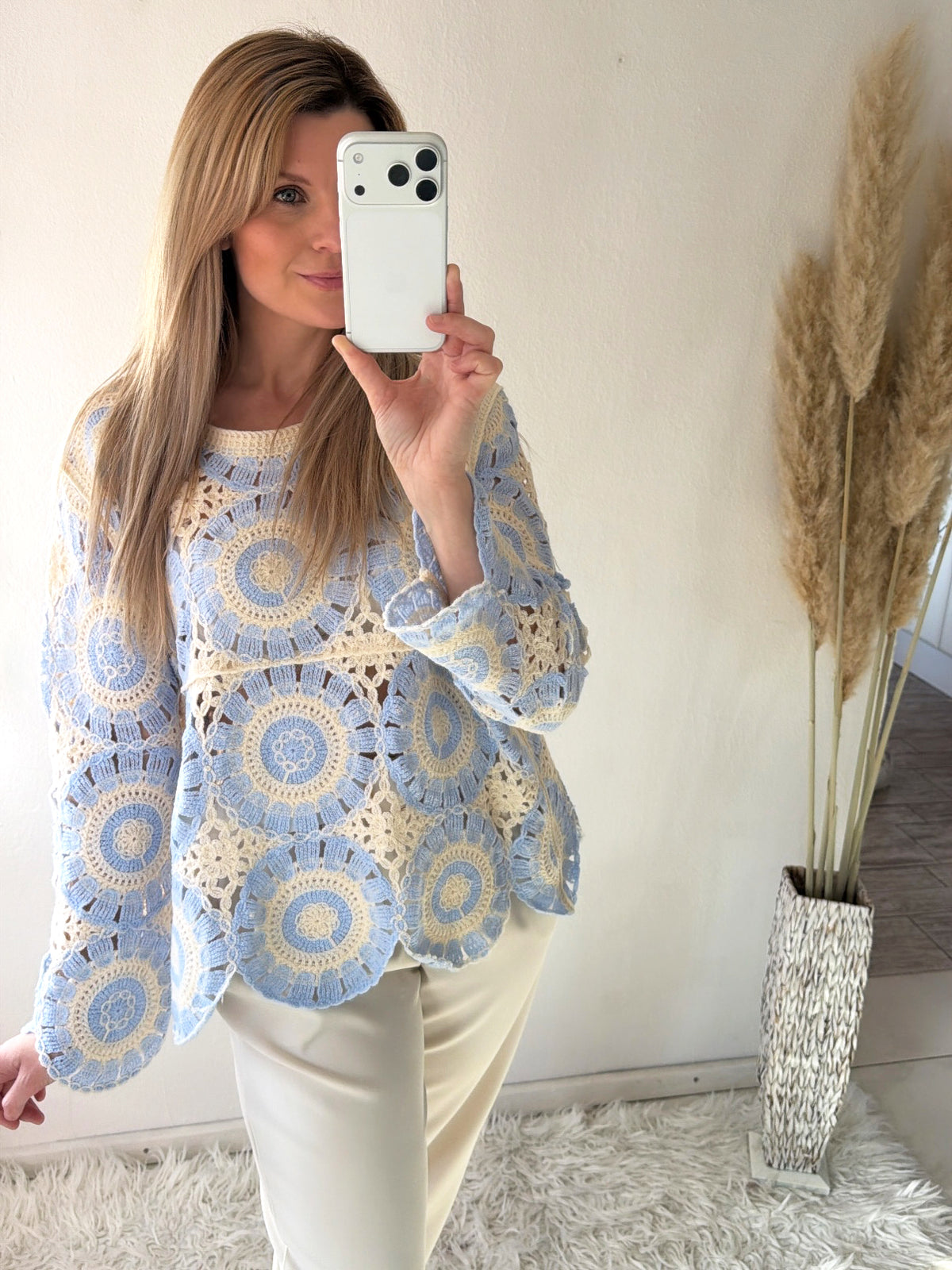 Häkelpullover Daisy Circle