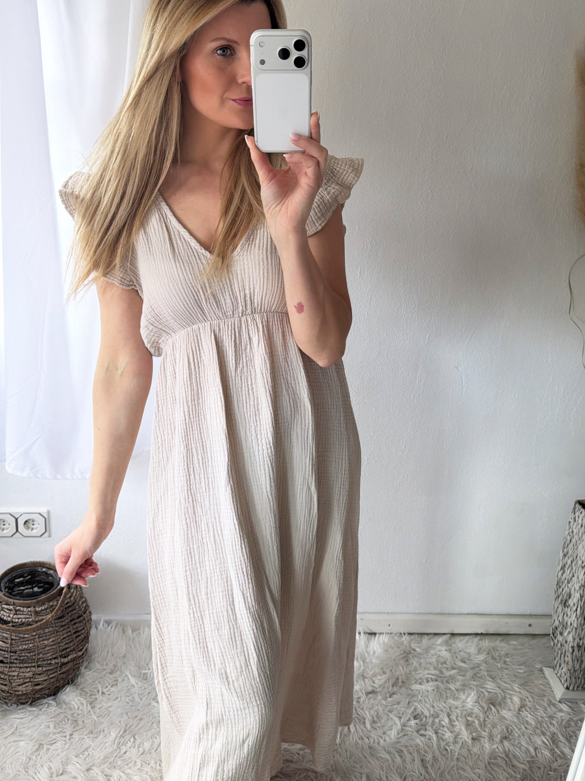 Musselin Kleid Basic