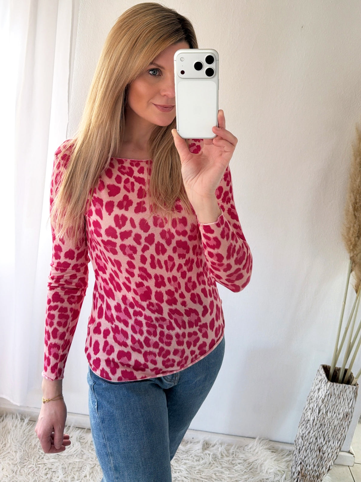 Shirt Leomuster Kaschmir