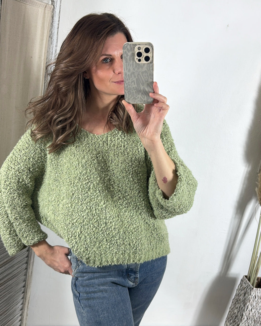 Bouclé Pullover Lovely