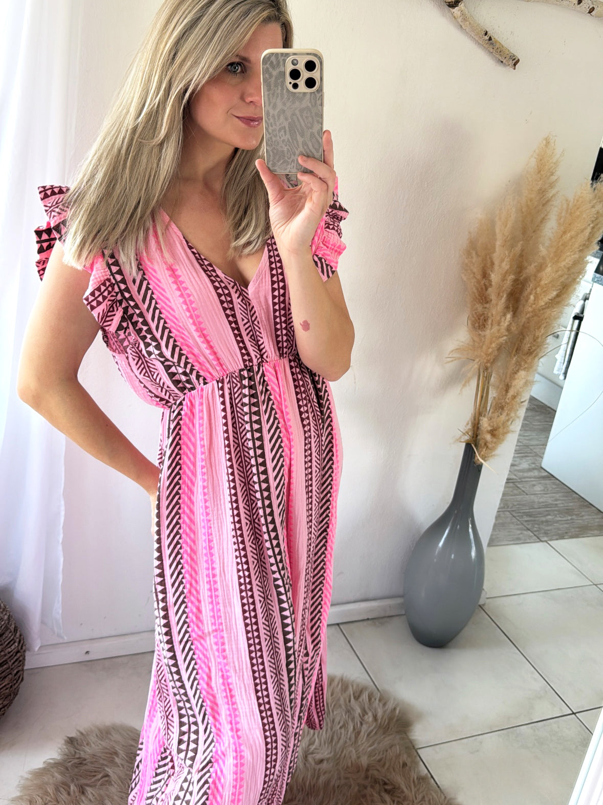 Musselin Kleid Boho Romance