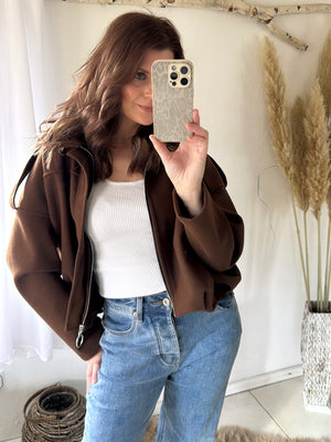 Jacke Cropped Utility