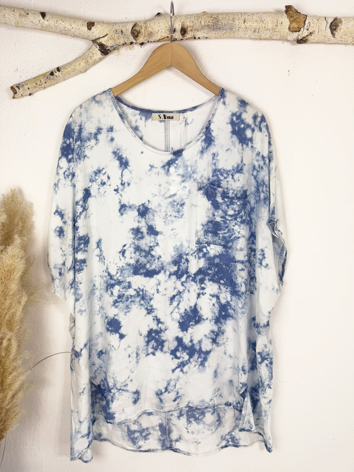 T-Shirt Denim Batik Gr.46-52