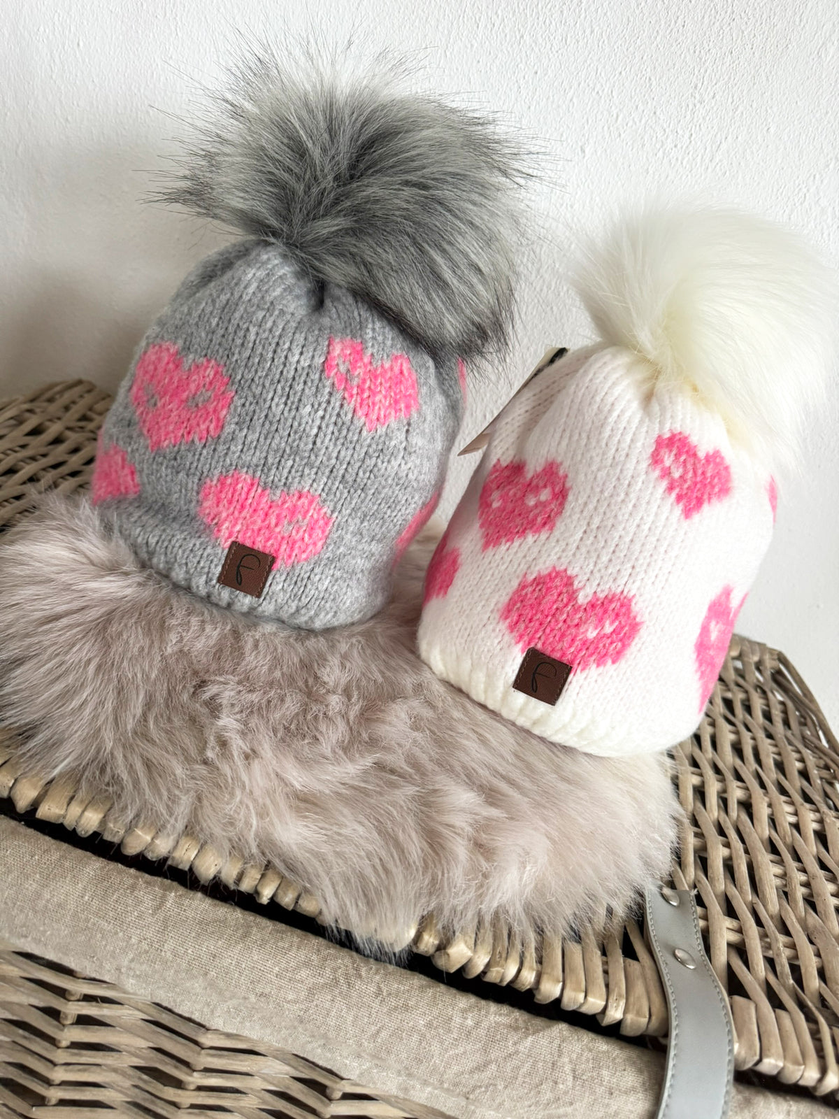 Bommel Mütze Herzchen